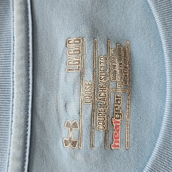 Under Armour light Blue T shirt, size L - Picture 2 of 5